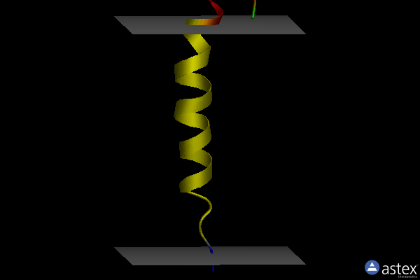 Membrane view of 1bnx