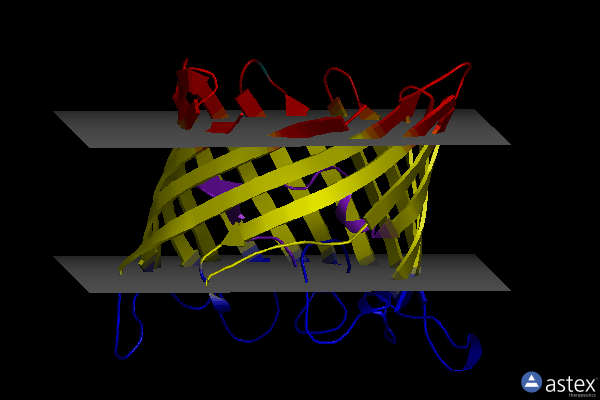 Membrane view of 1h6s