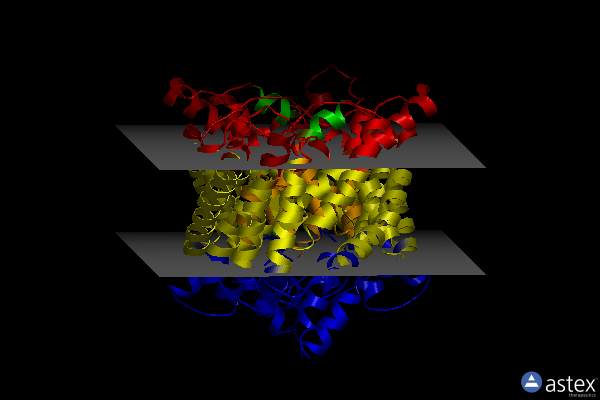 Membrane view of 1otu