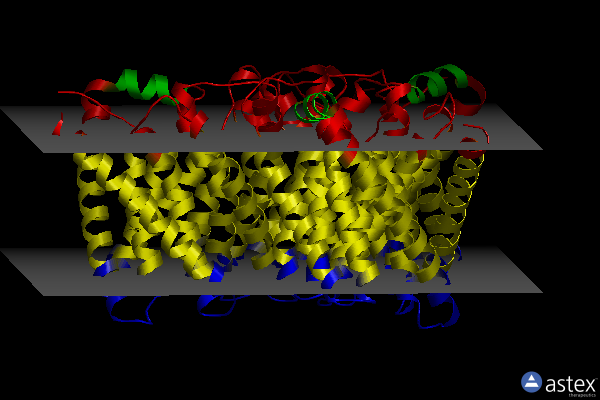 Membrane view of 3m7c