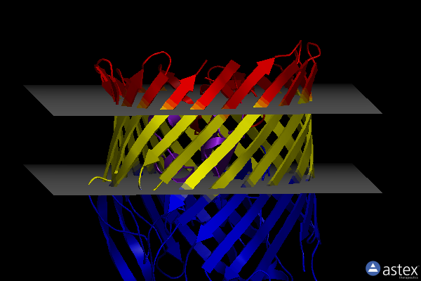 Membrane view of 3m8d