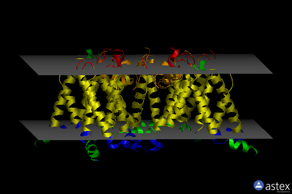 Membrane view of 3rw0