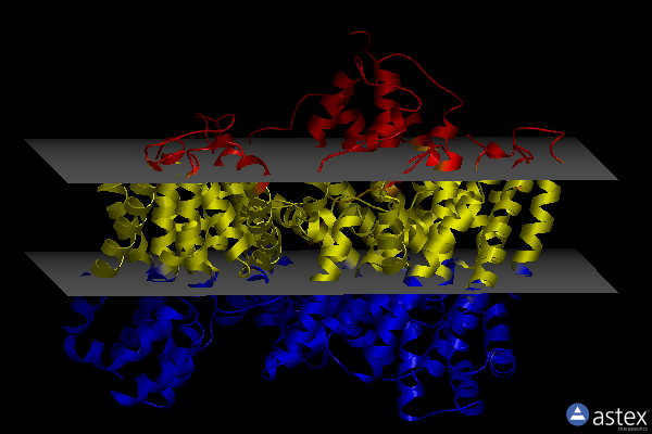 Membrane view of 3v8g