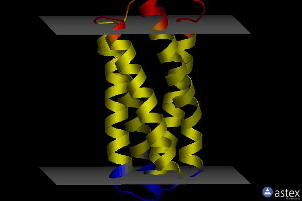 Membrane view of 4ryo