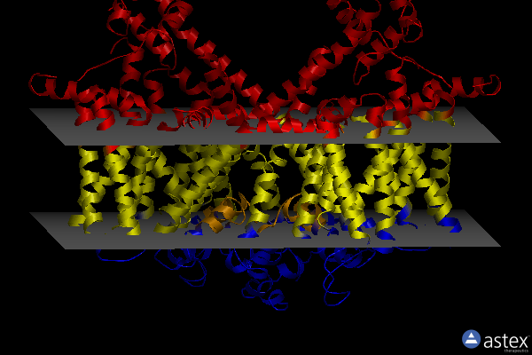 Membrane view of 6cx0