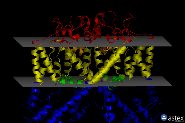 Membrane view of 6e1m