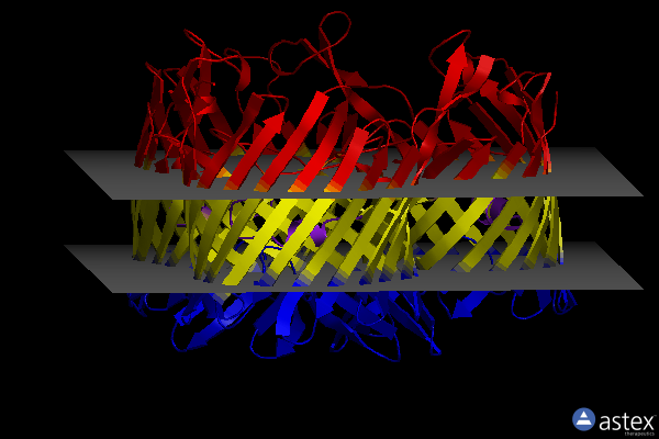 Membrane view of 6ehb