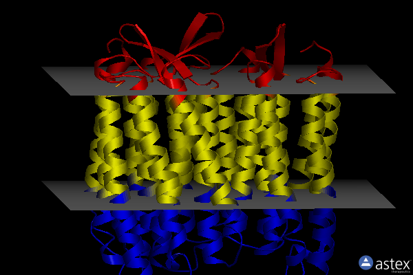Membrane view of 6ga3