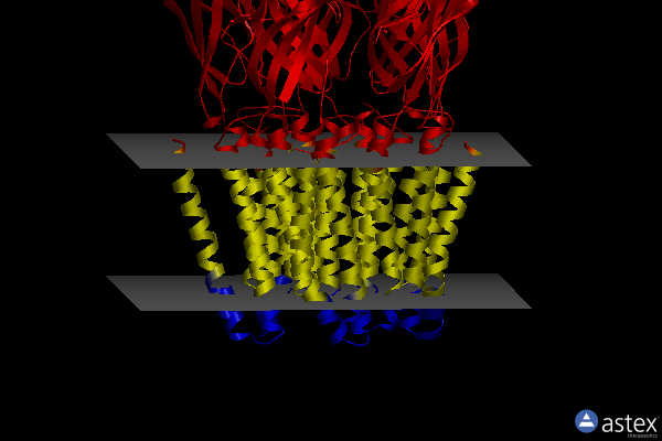 Membrane view of 6hyv