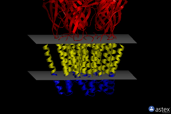 Membrane view of 6hz0