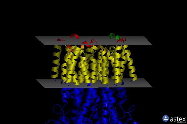 Membrane view of 6ivo