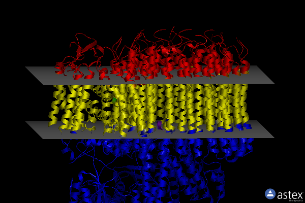 Membrane view of 6m0r