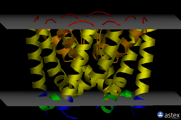 Membrane view of 6u9z
