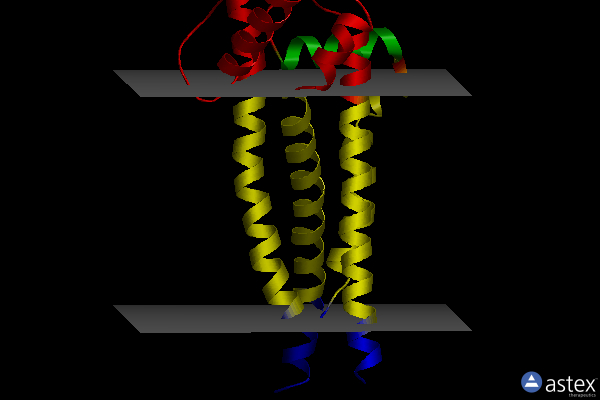 Membrane view of 7b0r