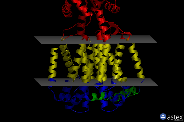 Membrane view of 7k8c