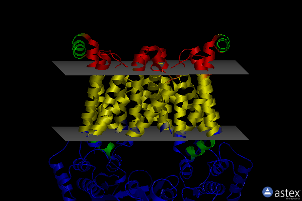 Membrane view of 7kyp