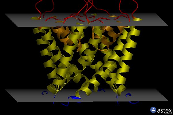 Membrane view of 7m2i