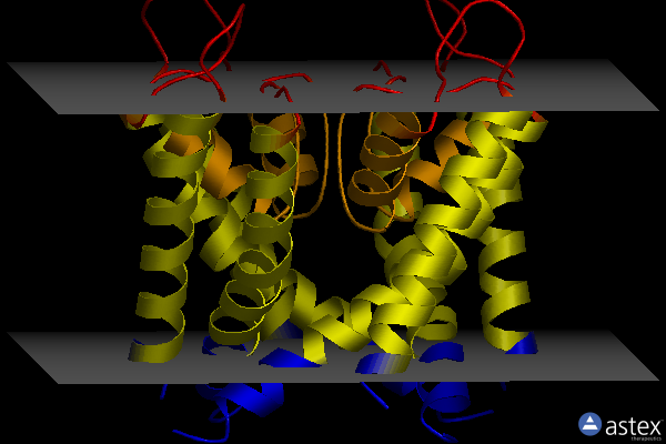 Membrane view of 7mub