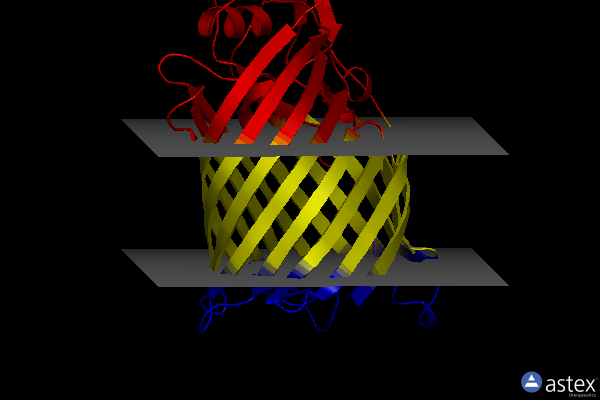 Membrane view of 7p1c