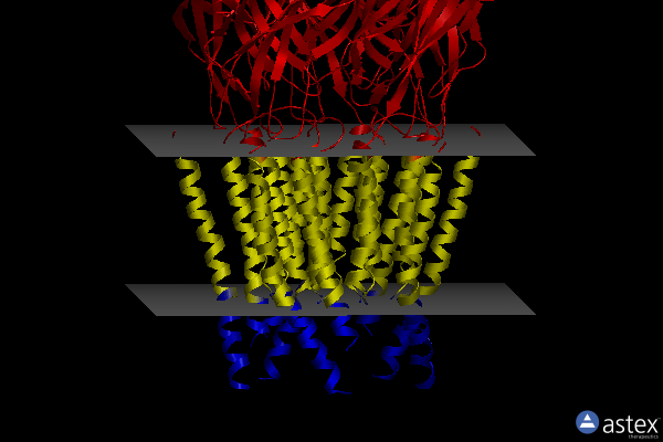 Membrane view of 7u2m