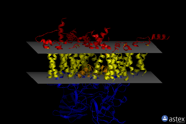 Membrane view of 7w7f