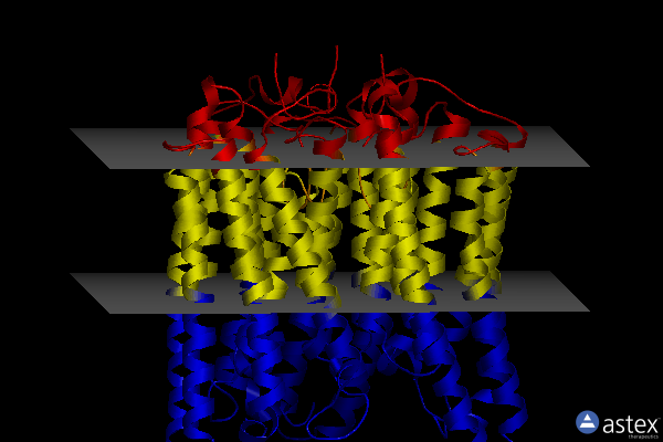 Membrane view of 7w9w