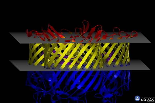Membrane view of 8b7v